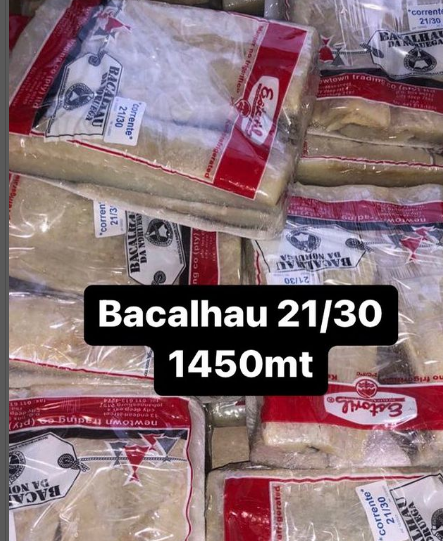 Bacalhau 21/30 1.450,00MT