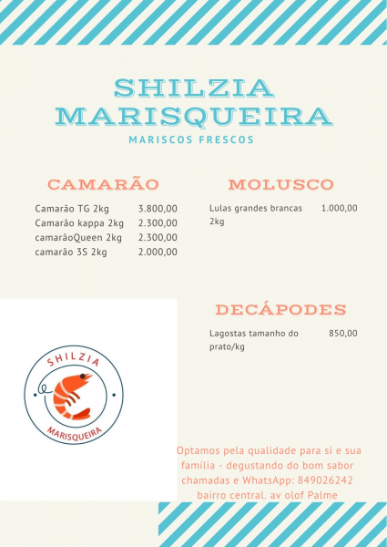 PREÇOS MARISCOS