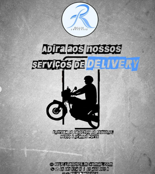 serviços de expediente, Delivery, envio de correios e cargas para todo Moçambique