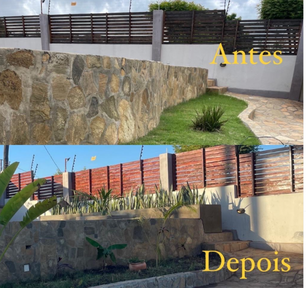 Paisagismo Jardinagem, Piscinas,Decks e parquetes de madeira 🪵 Decoração de exteriores 🪴,interiores a gesso, churasqueira, vasos,