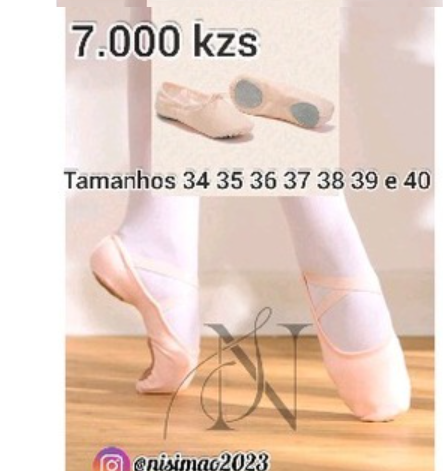 Sapatos de Ballet lona sola macia