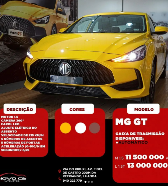MG GT 2022 é a escolha perfeita! Com um design moderno