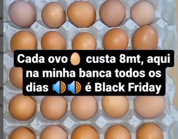 Ovos bem frescos diretamente da capoeira *8mt cada ovo