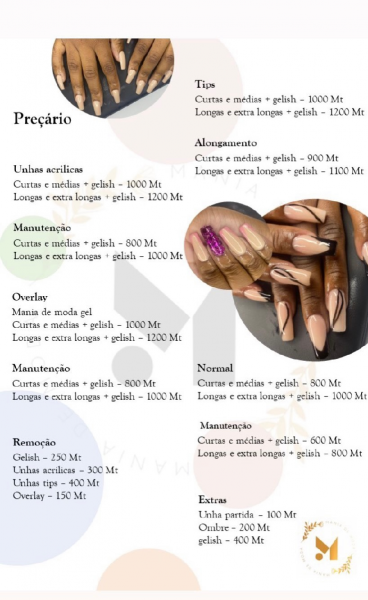 SERVIÇOS DE BELEZA