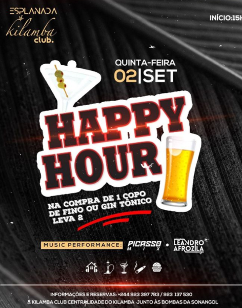 Quinta-feira é dia de happy hour e ouvir uma boa música