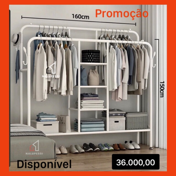 Cremalheira para roupa Prático e bem jeitoso 160