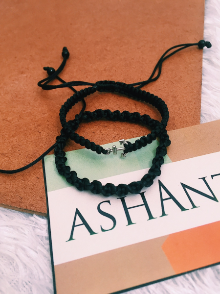 Conjunto pulseiras macramé âncora 2000,00 AOA