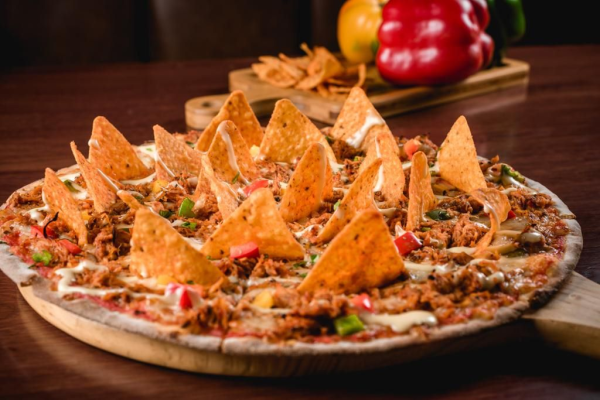 Gourmet Natchos Large 800,00 MZN Frango e natchos