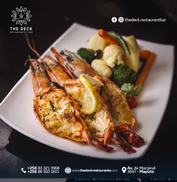Feito com muito amor e os melhores ingredientes. Visite o The Deck Restaurante & Bar