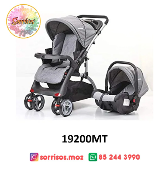 CARRINHO COM CADEIRA DE CARRO