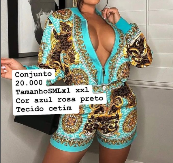 Conjunto disponível Tecido cetim