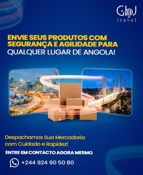 Envie os seus produtos com Segurança e Agilidade para qualquer lugar de Angola
