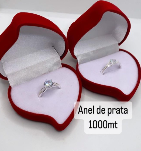 Anel de namoro e noivado💍❤️ Material:Prata