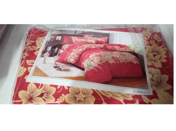 Jogo de lençóis Kit de lençóis de cama  Solteiro:2 fronhas, 1 capa e 1 lençol - 1000mt  Casal: 2 fronhas, 1 capa e 1 lençol - 1200mt