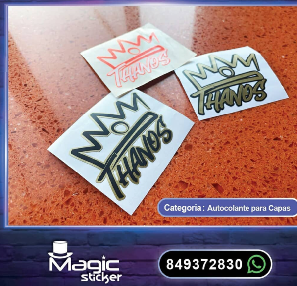 Autocolantes de Corte ●Autocolante para capas Personalizamos sua marca com quantas cores desejar✌😉