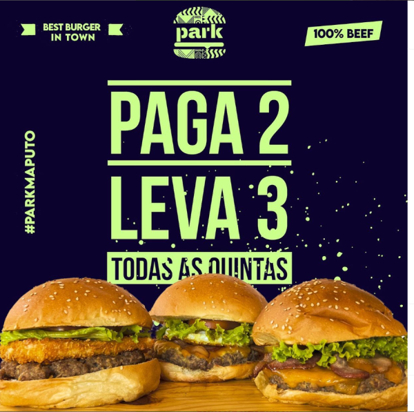 Os melhores Burgers e as melhores promoções da cidade! PAGA 2 & LEVA 3.