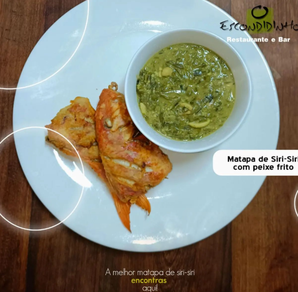 Matapa de Siri-Siri c/ Peixe Frito