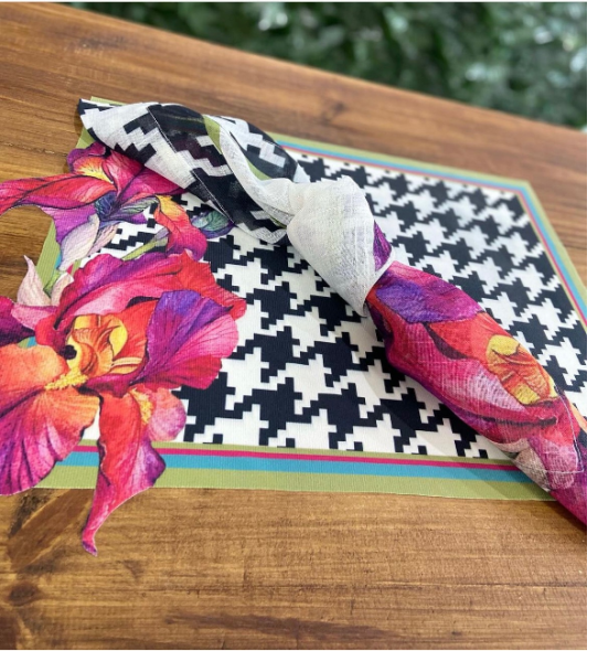 COLEÇÃO 2022 Americano 3D premium+guardanapo em linho.