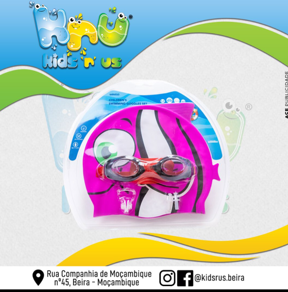 ÓCULOS E TOUCA PARA MERGULHO