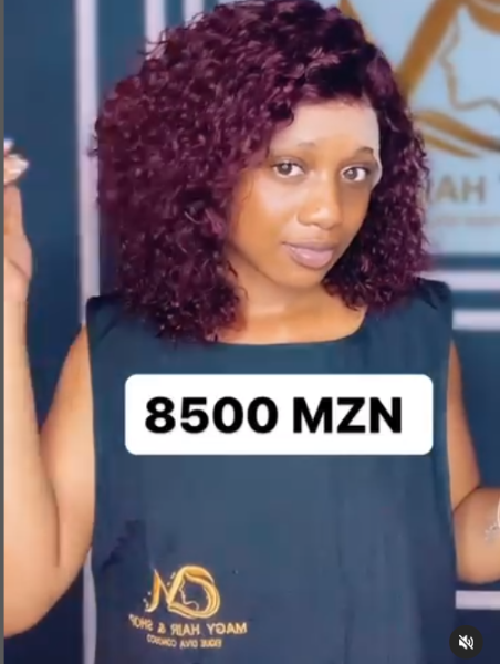 Cabelo disponível 8500 MZN  📞842165863 📍Malhangalene B, Av. Milagre Mabote esquina com Rio Save (atrás do Mica)