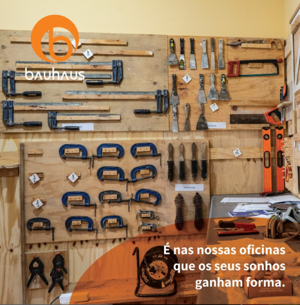 É nas oficinas da Bauhaus que os seus sonhos ganham forma.