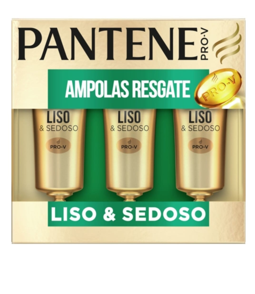AMPOLAS PANTENE 1 MINUTO LISO & SEDOSO PACK 3 EMBALAGEM 15ML 7 950,00 AOA