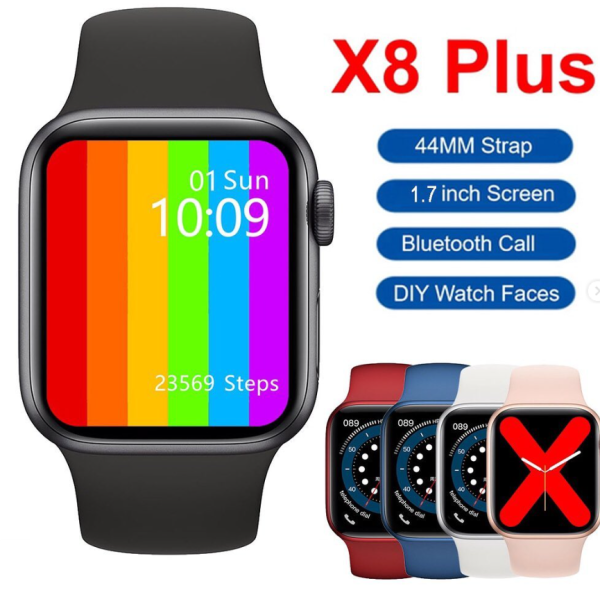 Smartwhatch X8 plus Preço: 2200MT