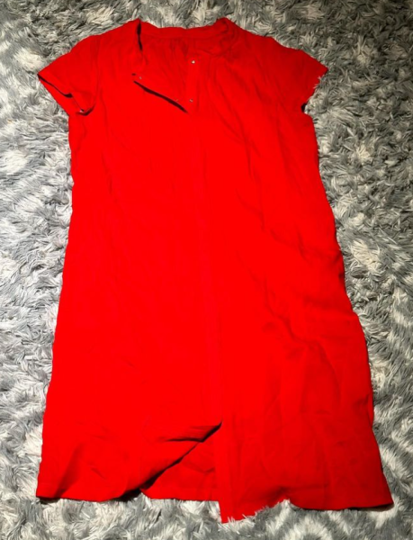 Vestido/Túnica vermelha T. S 🏷️: 350mt