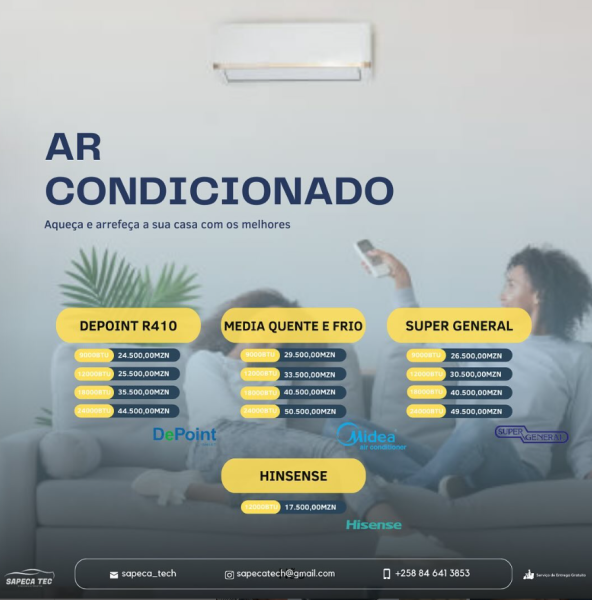 Ar Condicionados tornando o seu ambiente confortável.