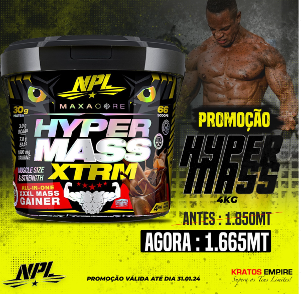 30g de proteína ✅ Força e tamanho muscular ✅ Melhora o desempenho no treino