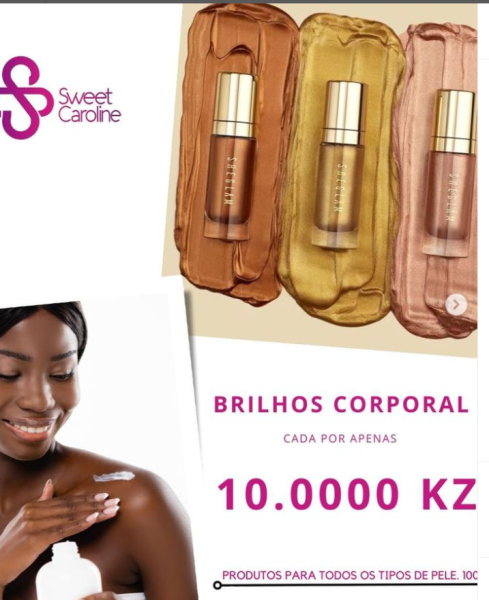 Temos para si, brilho corporal , cremoso e de fácil absorção… dura que dura