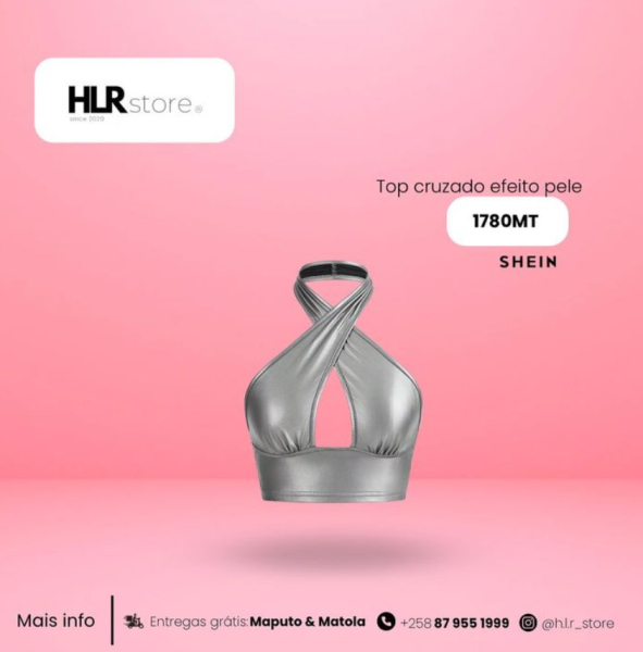 TOP CRUZADO Tamanho: XS-L.