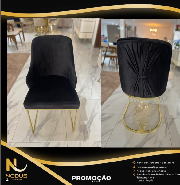 cadeira 99.000kz (Un)🔊🔊 disponível para entrega imediata na cor creme,preta e azul Stock limitado