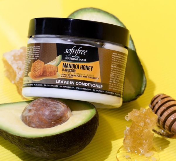 Sofnfree for Natural Hair Leave-In Conditioner com Manuka Honey