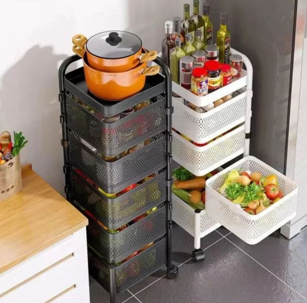 Cesto de metal de 5 cesta Serve para organização de produtos Diversos 42500 mil kz