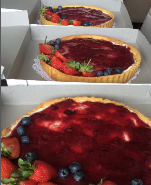 Tarte de Frutos vermelhos com sabor ka khaya ka mina