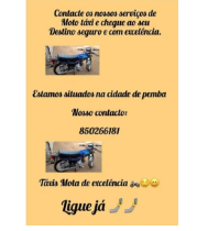 MOTO TAXI_Contacte os nossos serviços de Moto táxi