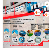 Flayer Prestação De Serviços Criamos Cartaz para Prestação dos seus Serviços