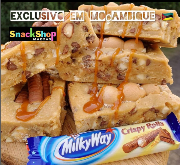 Milky Way Crispy Rolls - a combinação perfeita de chocolate suave e recheio irresistivelmente crocante
