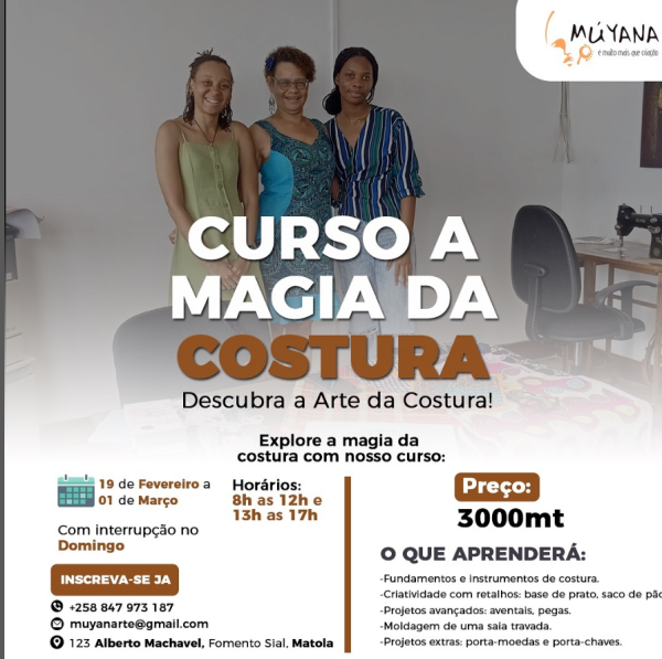 CURSO Costura na Edição Especial de 12 Dias! ✨