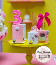 Mini bolos de cilindro trufado