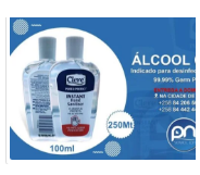 Proteco kit(Álcool & Gel)ção redobrada ,com o noss