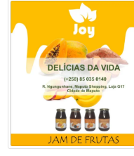 JOY é a nossa marca de compotas.