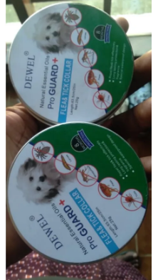 Coleiras ante pulgas 500,00 MTn Para cães de pequeno porte