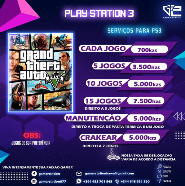 jogos no seu PlayStation