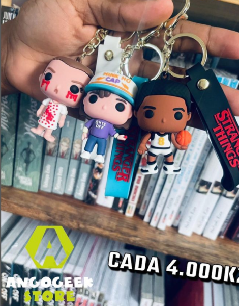 Porta chaves de personagens de animes