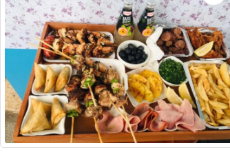 CHUVA DE SABORES BANDEJAS E MIMOS