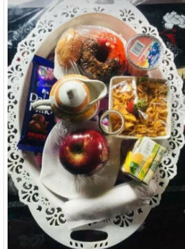 Cesta de café da manhã