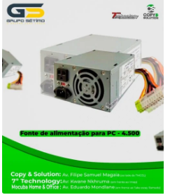 FONTE DE ALIMITAÇÁO