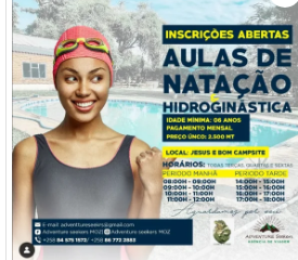 AULAS DE NATAÇÃO